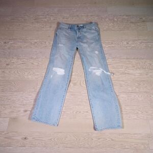 Carly Jean Los Angeles Vintage Wash Distressed Jeans